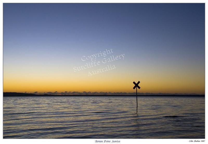MC04.jpg - Sunrise over Lake Cootharaba, Qld. A good image for a large, empty wall.