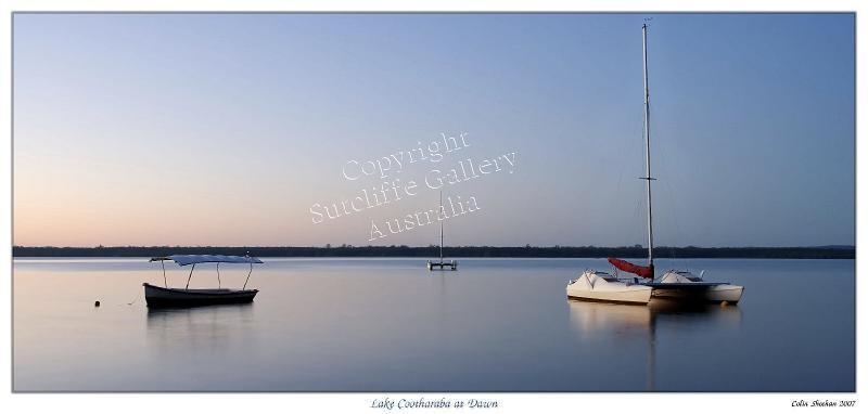 MC09.jpg - Serene and peaceful. Sunrise over Lake Cootharaba, Qld.