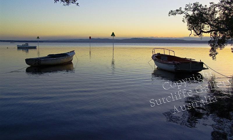 MC24.jpg - Peaceful dawn setting on Lake Cootharaba, Qld.