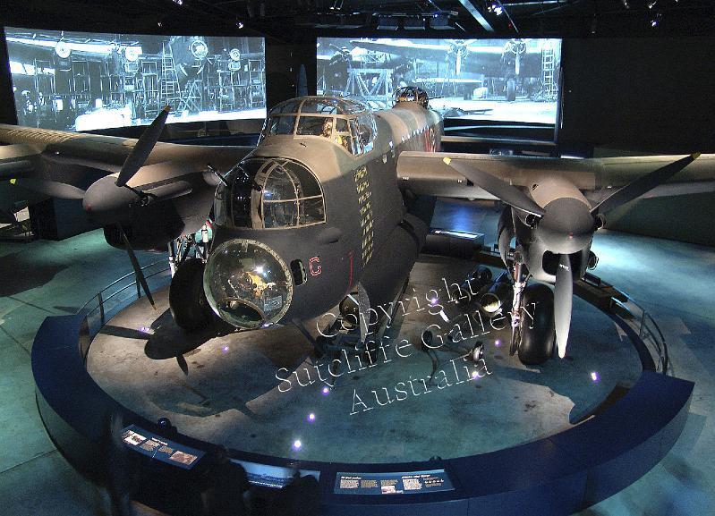AC50.jpg - The classic Lancaster bomber G for George held now in the War Memorial, Canberra. Available in larger sizes.