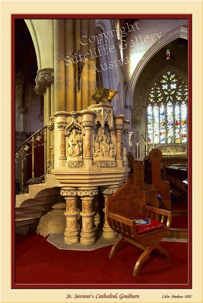 ARC21.jpg - The pulpit in St. Saviours Cathedral, Goulburn, NSW