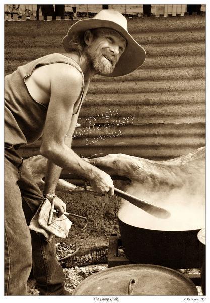 PC07.jpg - The drover's cook is an important link in the business of mustering in the outback. An image full of character.