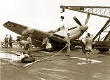 Crashed Firefly, HMAS Sydney 1953