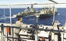 Dropping Astern