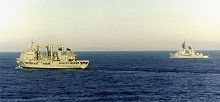 First Sight of HMAS Success